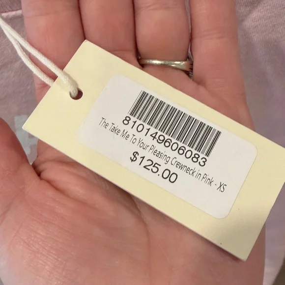 Pink harry styles pleasing Crewneck Sweater “take me to your pleasing” - Picture 5 of 6